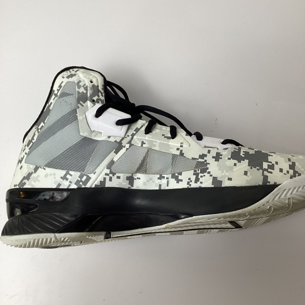 Under Armour Digital Camo Basketball Shoes Men High Top Athletic Sneakers - Picture 5 of 14